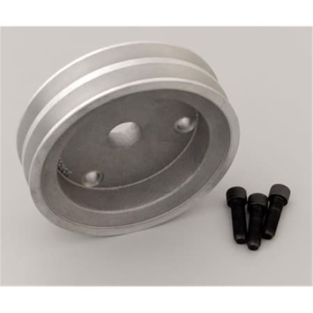 Moroso 30 Percent Cast Aluminum Crankshaft Pulleys, Natural M28-64060